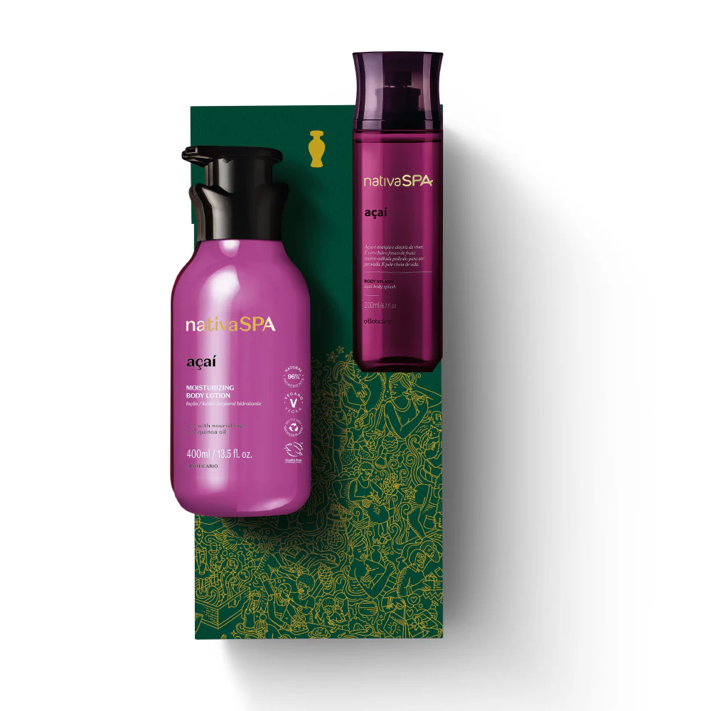 Coffret Presente de Natal Nativa SPA Açaí