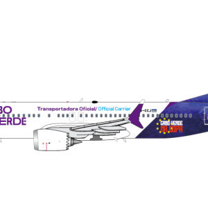 Boeing 737-MAX8 Cabo Verde Airlines “Cabo Verde Na Copa” D4-CCJ – SA4134