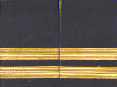 Divisas / Galões – 2 barras – Dourado
