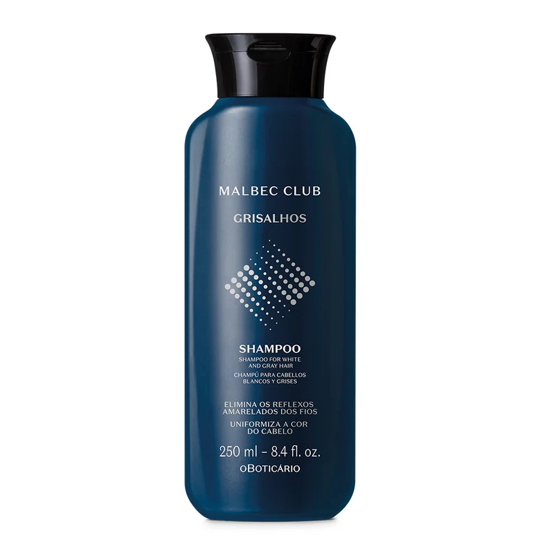 SHAMPOO GRISALHOS MALBEC CLUB, 250ML