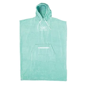 OCEAN & EARTH LADIES HOODED PONCHO (Mint)