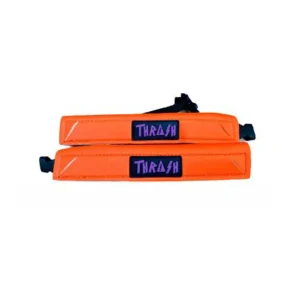 THRASH HEEL PAD (Orange Logo Purple)