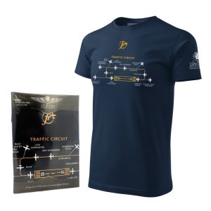 T-Shirt com airfield traffic pattern CIRCUIT