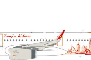 Airbus A321-231WL Tianjin Airlines B-302X – KJ-A321-080