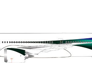 Boeing 787-9 Dreamliner Alaska Airlines N784HA detachable gear – AV4398