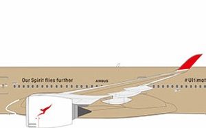 Airbus A350-1000ULF Qantas Airways F-WULR First flight – AV4466