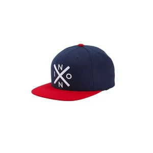 Boné Nixon Exchange Snapback Hat (Navy/Red)