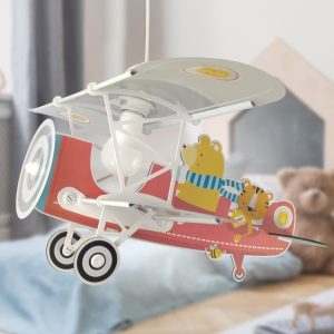 Candeeiro teto criança avião urso Pequeno Teddy (54572)