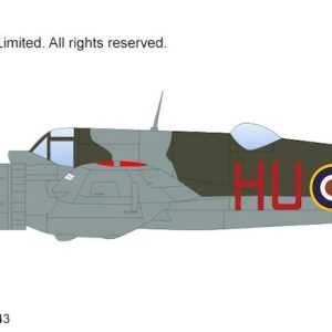Bristol Beaufighter VIF No. 405 (Lynx) Sqn., RCAF, England 1943 – HA2318