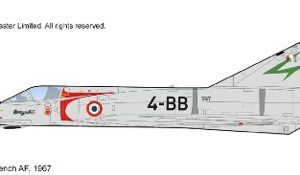 Mirage IIIE 4-BB, Squadron EC 1/4, French AF, 1967 – HA9854
