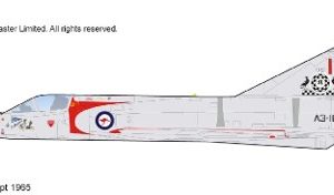 Mirage IIIO A3-16, 75th Sqn, RAAF, Sept 1965 – HA9855