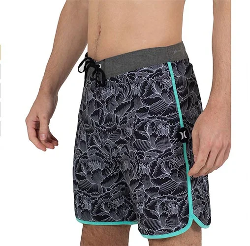 HURLEY BOARDSHORTS PHANTOM BLOCK PARTY BOTAN 18″ (Black) - Image 5