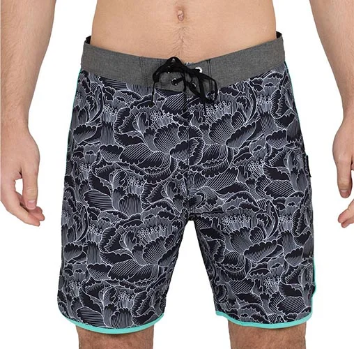 HURLEY BOARDSHORTS PHANTOM BLOCK PARTY BOTAN 18″ (Black)