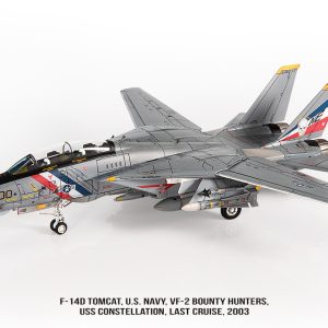Grumman F14D Tomcat US Navy VF-2 Bounty Hunters, Last Cruise, 2003 – JCW-72-F14-018