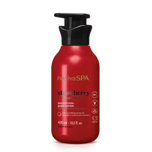 Loção Corporal Hidratante Nativa Spa Morango Ruby, 400ml
