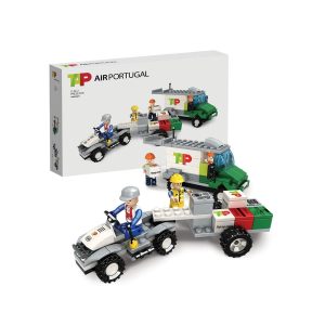 TAP Carro de Bagagens, Carrinha de Catering e 4 figuras (TP 56580)
