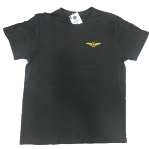 T-shirt Preta Bordada